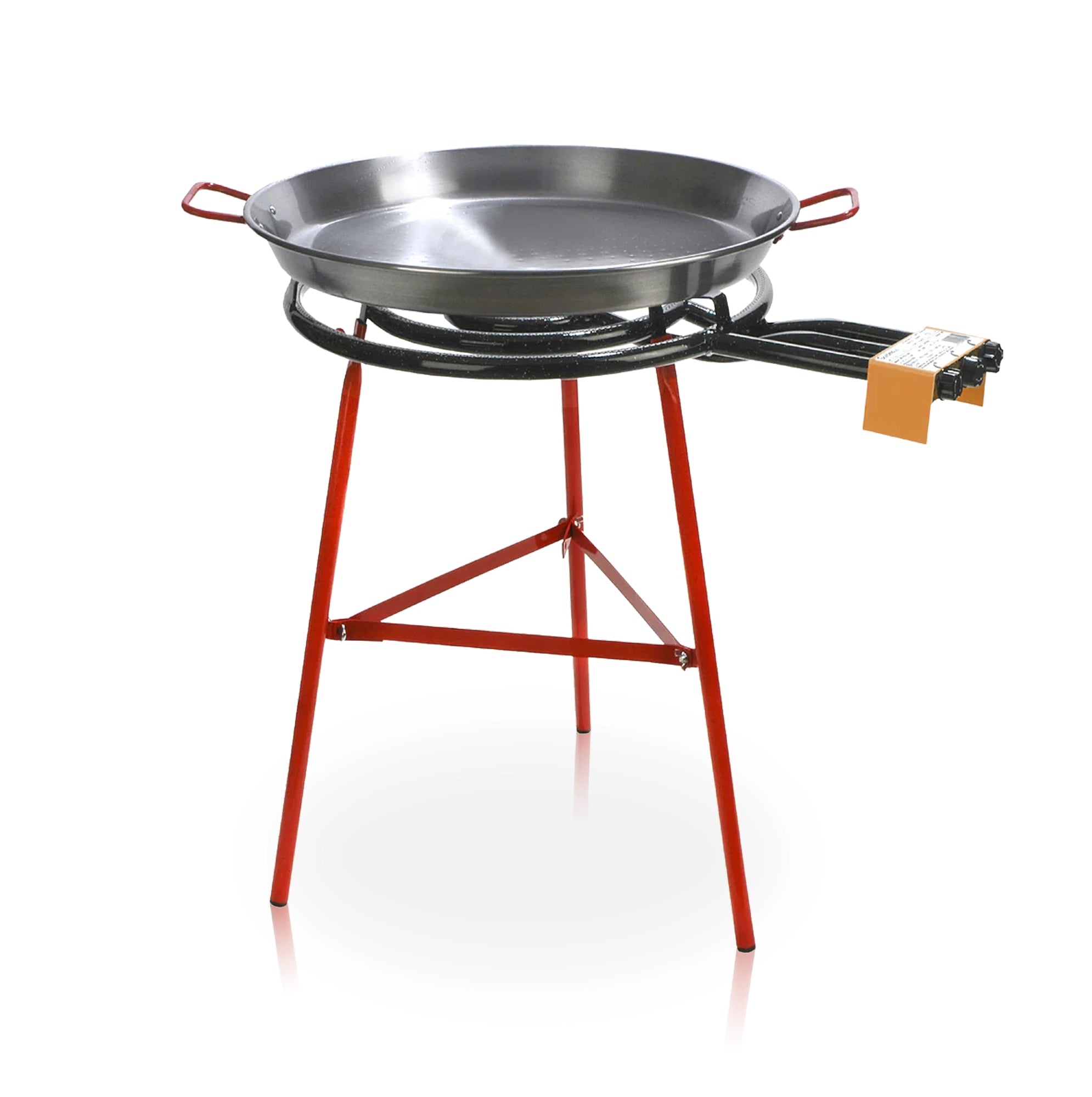 Le Pratique - Paellapan Ibiza 12-24 personen - 70cm met 21kW Gasbrander - Hoog Model - productfoto
