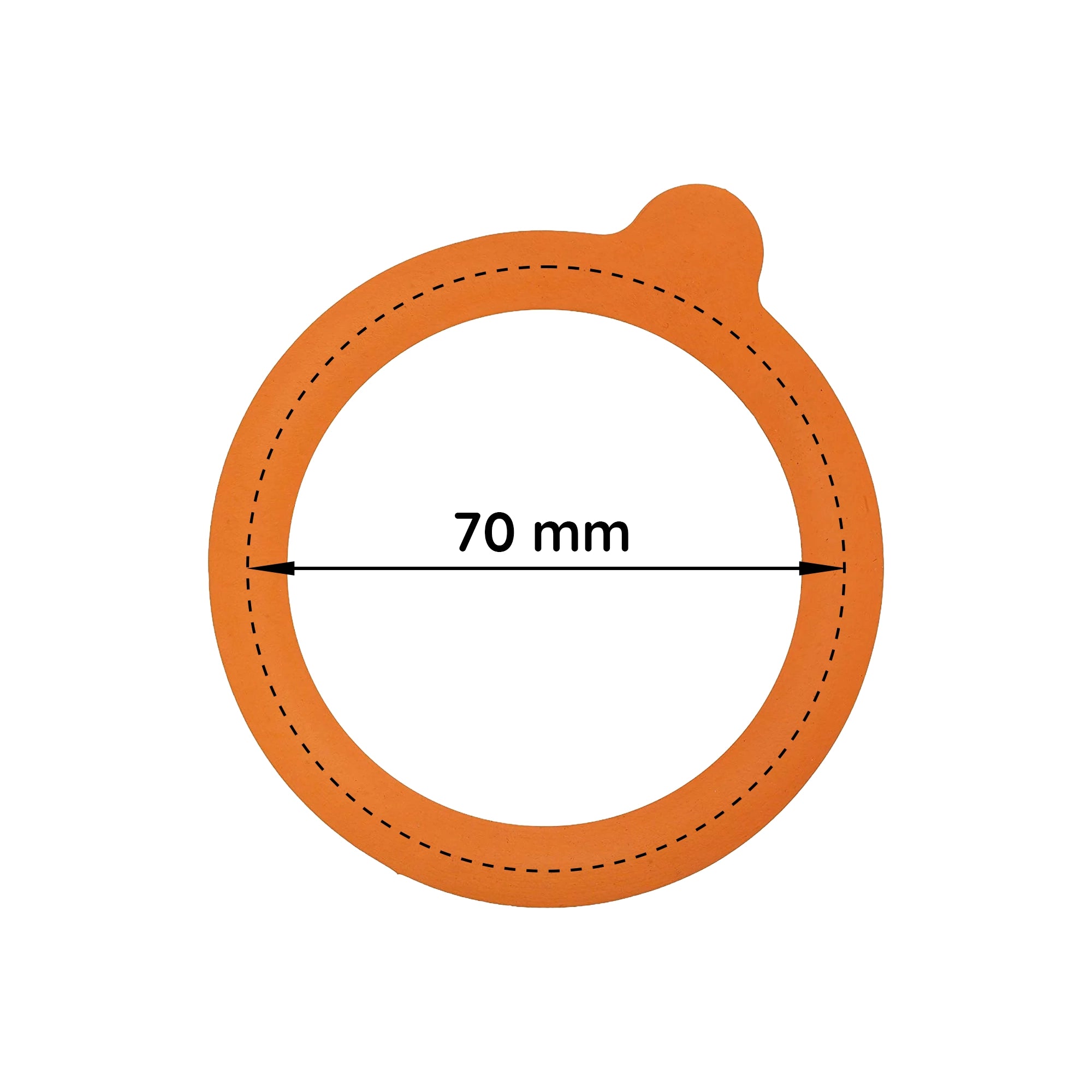 Le Pratique - Universele Rubberringen voor Weckpot - 70mm - Set van 10 - detail