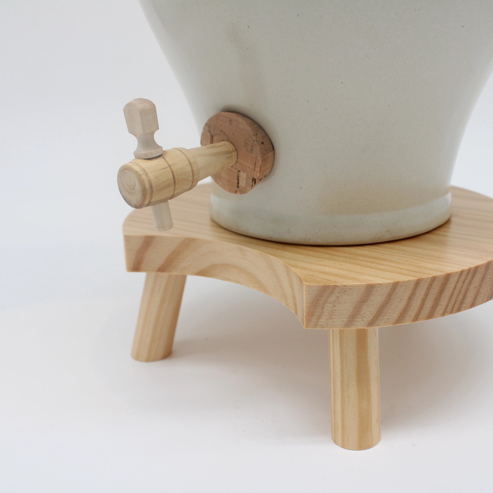 Le Pratique - Ambachtelijke Olie en Azijnkruik - Azijnvat - vinaigrier 2,5 liter - detail miniatuur