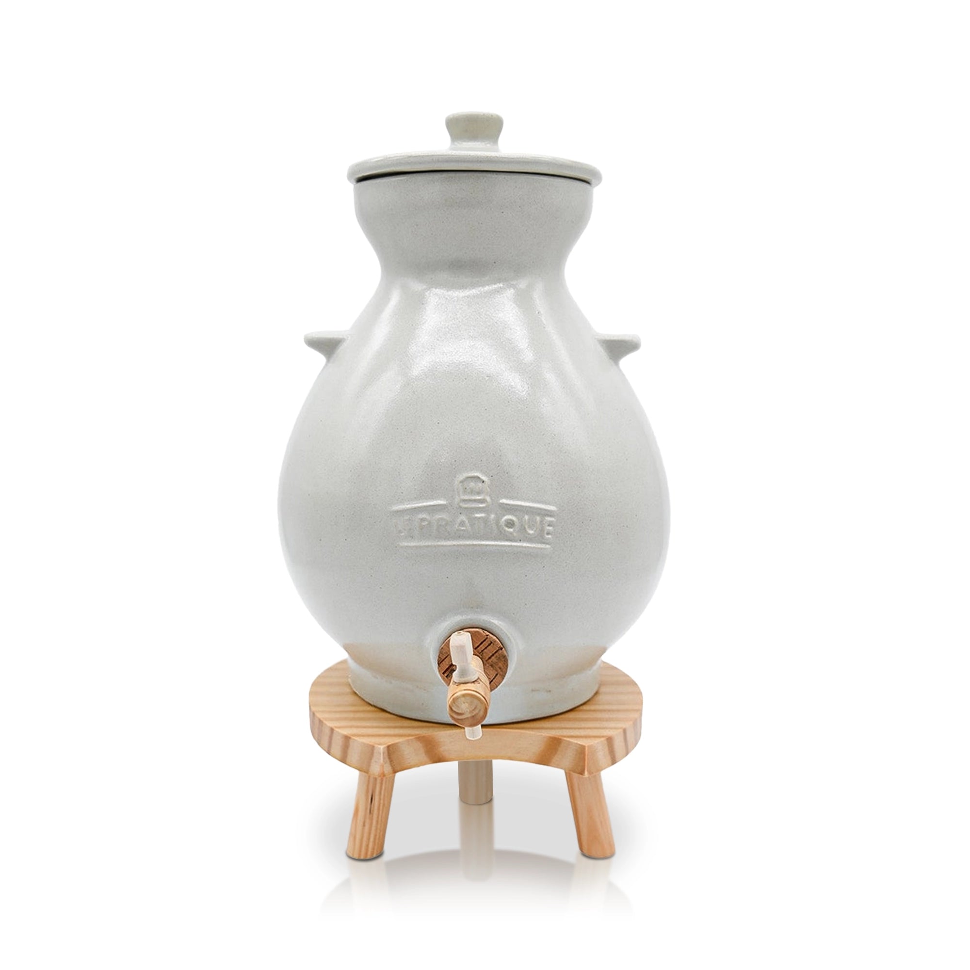 Le Pratique - Ambachtelijke Olie en Azijnkruik - Azijnvat - Vinaigrier - 4,5 liter - productfoto miniatuur