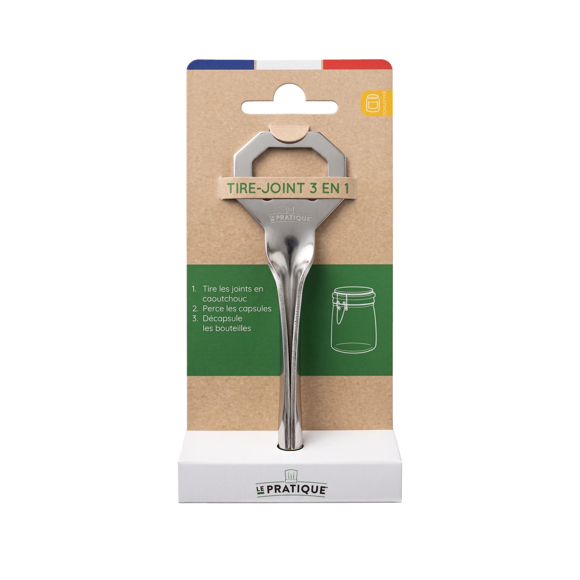 Le Pratique - 3-In-1 Pottenopener - open 2 miniatuur
