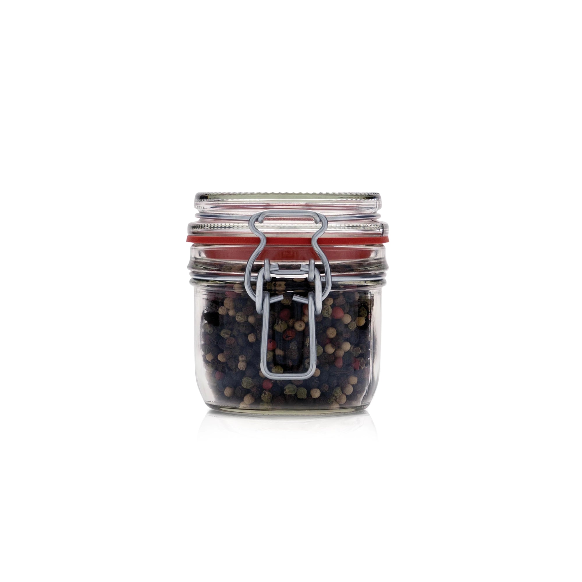 Le Pratique - Weckpot - 6x0,2 Liter - Set van 6 Beugelpotten 200ml - gevuld miniatuur