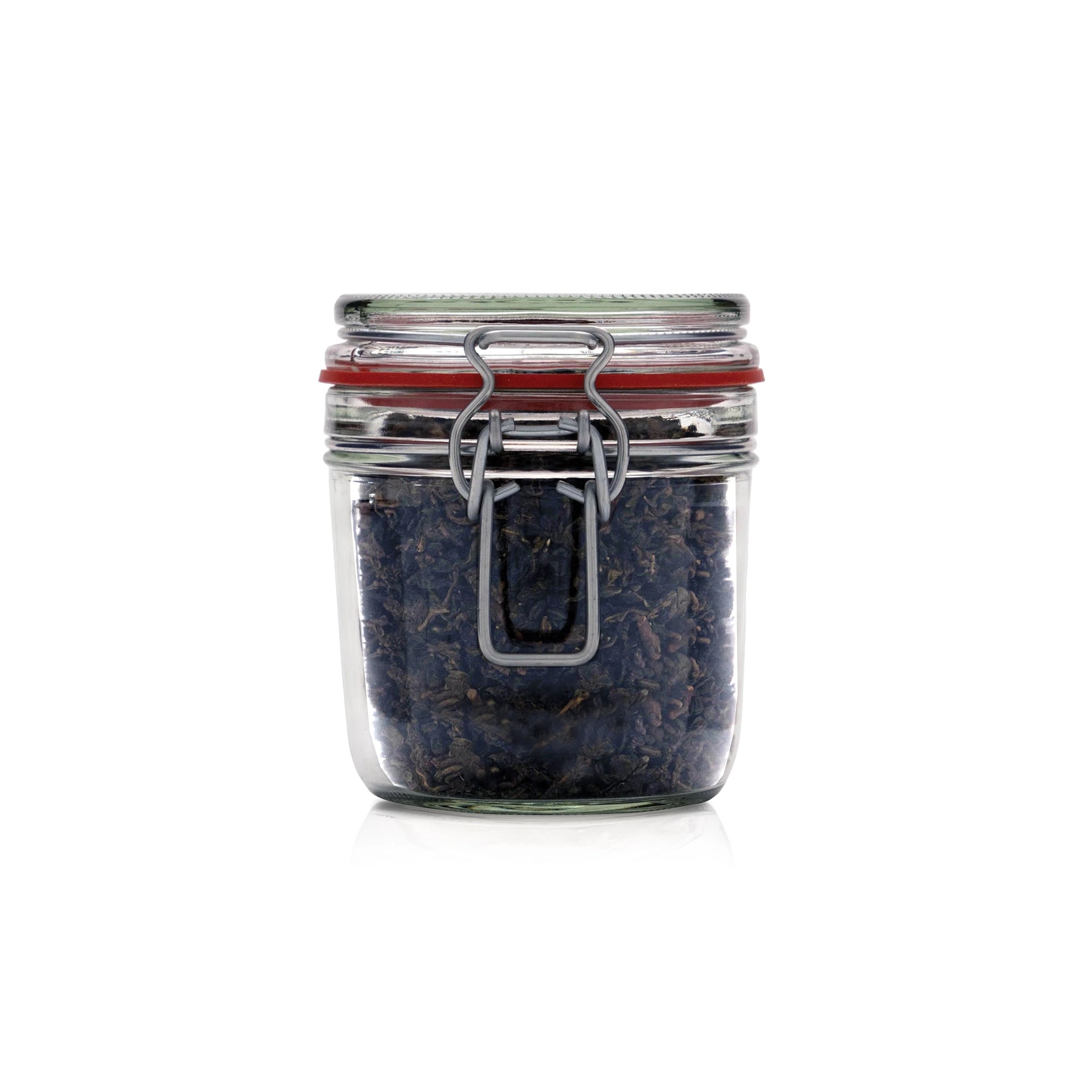 Le Pratique - Weckpot - 6x0,35 Liter - Set van 6 Beugelpotten 350ml - gevuld miniatuur