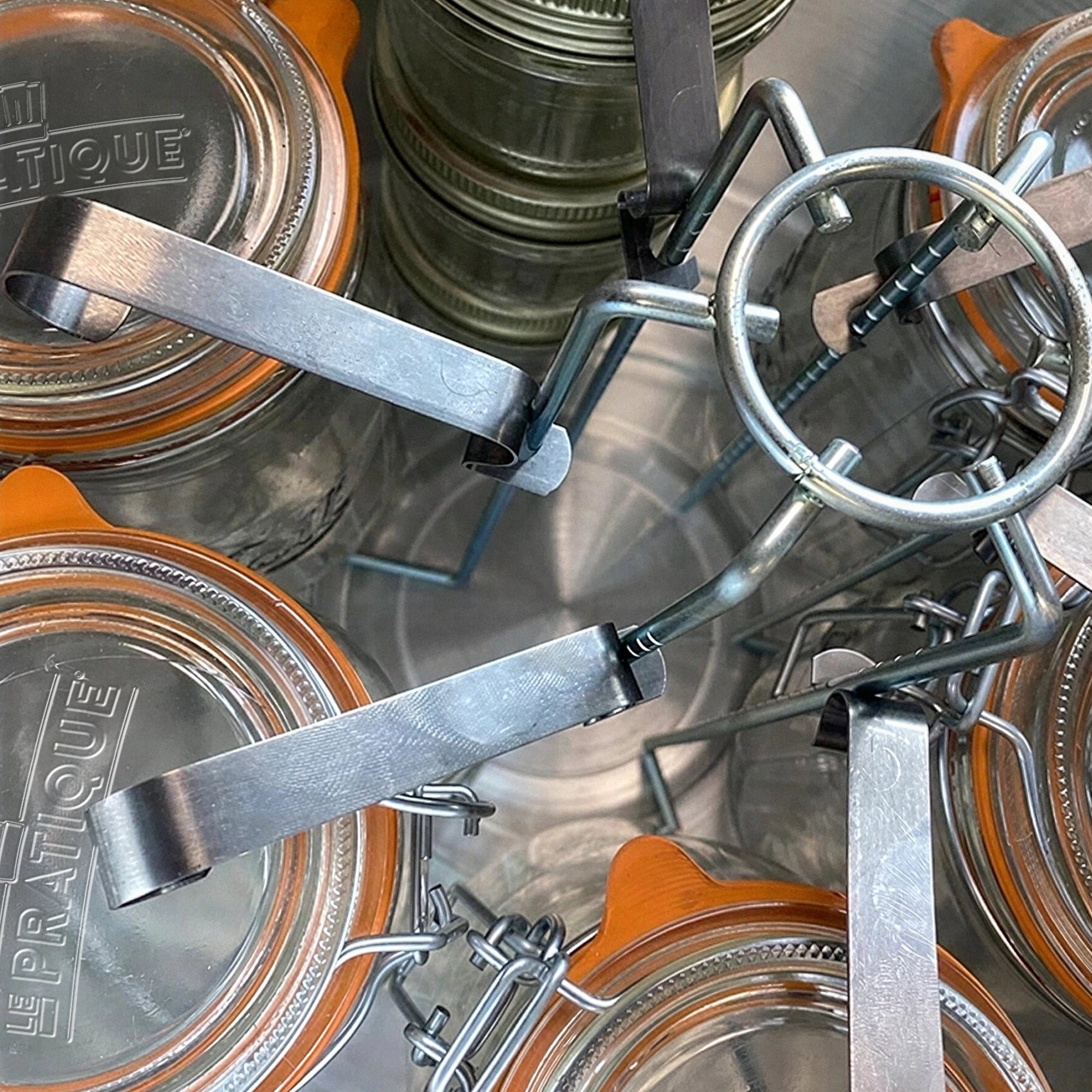 Le Pratique - Inmaakketel - Inmaakpan - 26 liter - Aluminium - detail 2 miniatuur